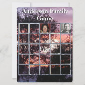 Gezinshereniging Foto Game Paarse Sunset and Trees (Voorkant)