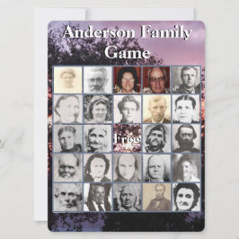 Gezinshereniging Foto Game Paarse Sunset and Trees