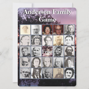 Gezinshereniging Foto Game Paarse Sunset and Trees