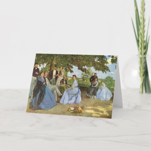 Gezinshereniging | Fré dé ric Bazille Kaart (Voorkant)