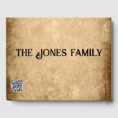 Gezinshereniging Gastenboek (Achterkant)