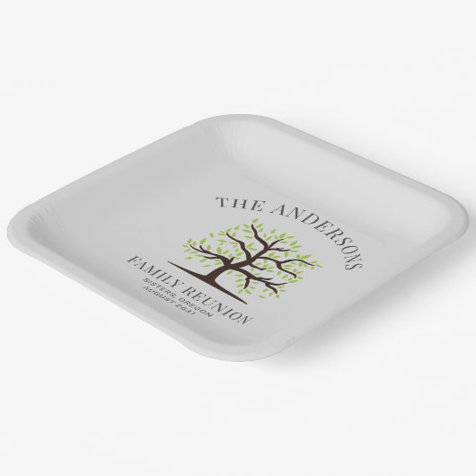 Gezinshereniging Genalogon Aangepast overzicht Papieren Bordje (Gebogen)