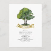 Gezinshereniging Genalogusboom Jaarlijks behalve d Aankondigingskaart (Voorkant)