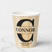 Gezinshereniging | Gepersonaliseerd Papieren Bekers (Voorkant)