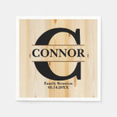 Gezinshereniging | Gepersonaliseerd Servet (Voorkant)