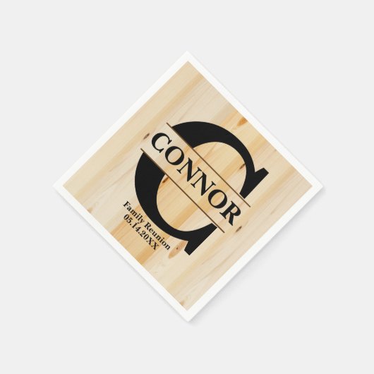 Gezinshereniging | Gepersonaliseerd Servet (Hoek)