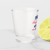 Gezinshereniging Gepersonaliseerde typografie Keep Shot Glas (Links)