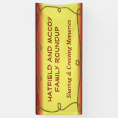 Gezinshereniging - gezinshereniging spandoek (Verticaal)