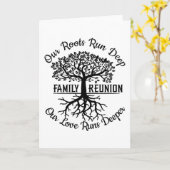 Gezinshereniging - Heart Roots Kaart (Gele Bloem)