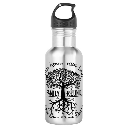 Gezinshereniging - Heart Roots Waterfles (Voorkant)