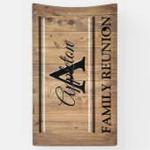 Gezinshereniging Ideeën Ontwerp Sjabloon Oak Banne Spandoek (Verticaal)