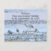 Gezinshereniging in het Spaans Aankondigingskaart (Voorkant)