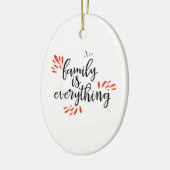 gezinshereniging is alles keramisch ornament (Links)