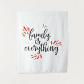 gezinshereniging is alles wandkleed (Voorkant)