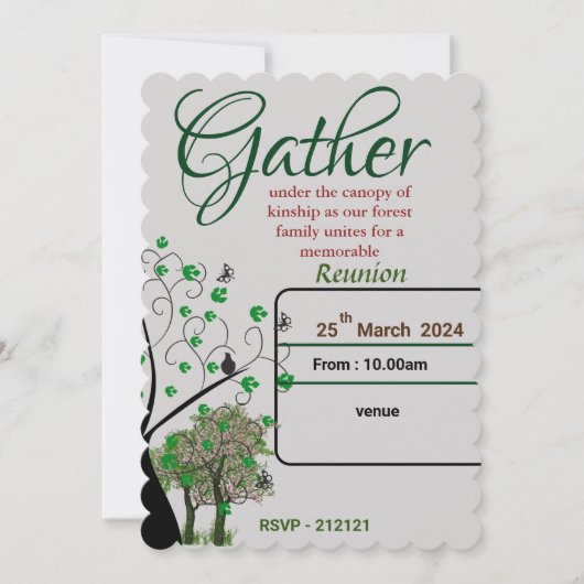 Gezinshereniging Kaart (Voorkant)