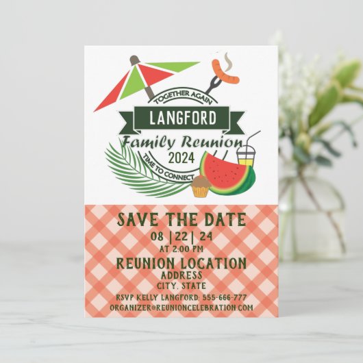 Gezinshereniging Kaart (Staand voorkant)