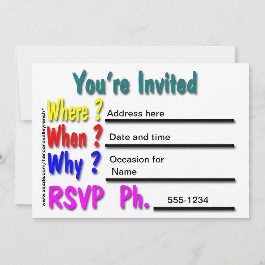 Gezinshereniging Kaart (Achterkant)