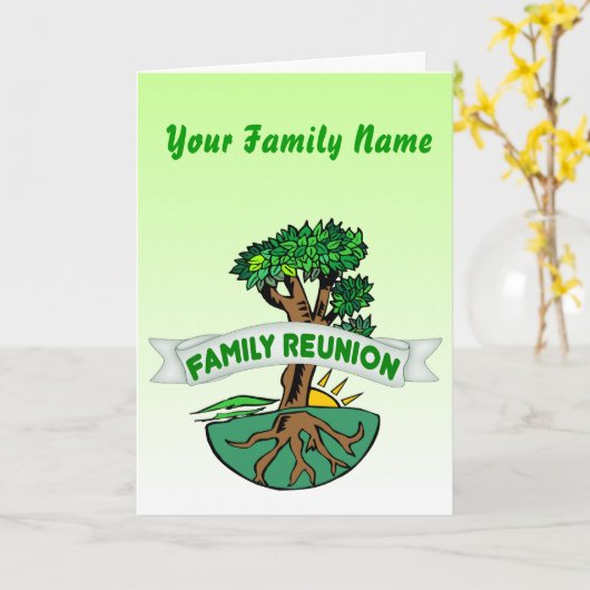  gezinshereniging Kaart (Gele Bloem)