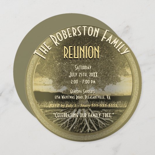 Gezinshereniging Kaart (Voorkant / Achterkant)