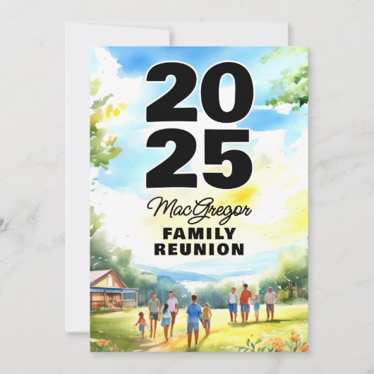 Gezinshereniging Kaart (Voorkant)