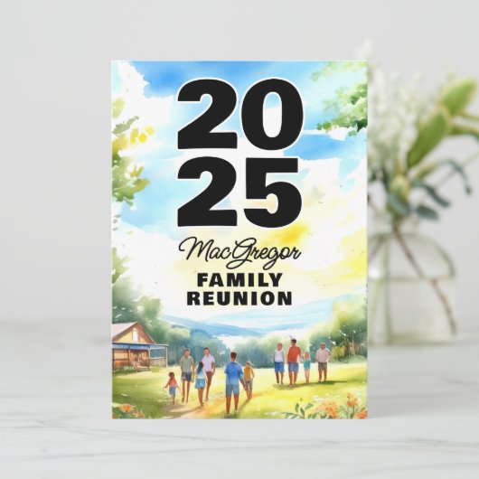 Gezinshereniging Kaart (Staand voorkant)