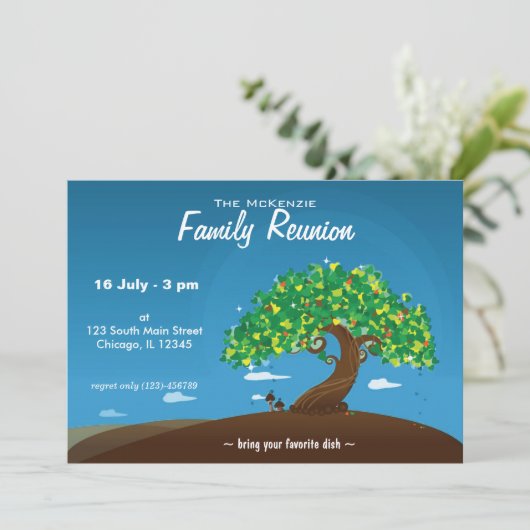 Gezinshereniging Kaart (Staand voorkant)