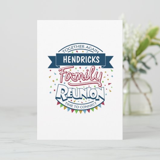 Gezinshereniging Kaart (Staand voorkant)