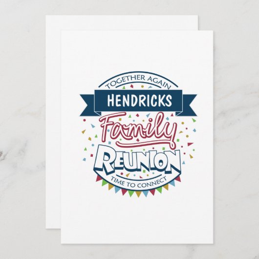 Gezinshereniging Kaart (Voorkant / Achterkant)