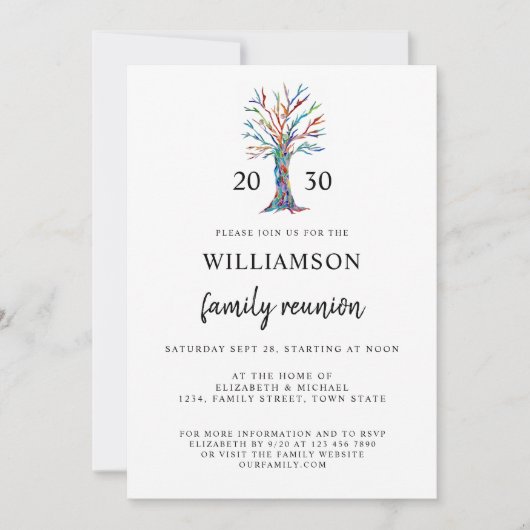 Gezinshereniging Kaart (Voorkant)