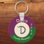 Gezinshereniging Keepomwille Sparking Letter D Ini Sleutelhanger (Voorkant)