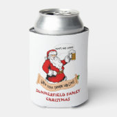 Gezinshereniging kerstfeest Funny Matching Holiday Blikjeskoeler (Blikje Voorkant)