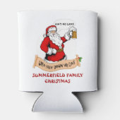 Gezinshereniging kerstfeest Funny Matching Holiday Blikjeskoeler (Achterkant)