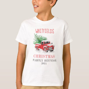Gezinshereniging Kerstmis op maat T-shirt