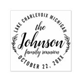 Gezinshereniging Logo ontwerp Robuuste buitenshuis Zelfinktende Stempel (Design)