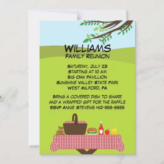 gezinshereniging magnetische uitnodiging (Voorkant)