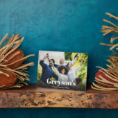 Gezinshereniging memorabilia fotoplaat (Zijkant)