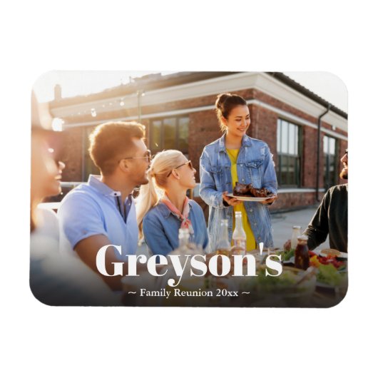 Gezinshereniging memorabilia magneten (Horizontaal)