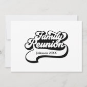 Gezinshereniging met uitnodiging voor ballonnen (Voorkant)