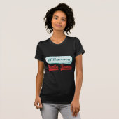 Gezinshereniging Modern Retro Monogram T-shirt (Voorkant volledig)