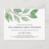 Gezinshereniging Modern Uitnodiging Briefkaart (Voorkant)