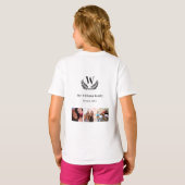Gezinshereniging monogram aangepast fotocollage t-shirt (Achterkant volledig)