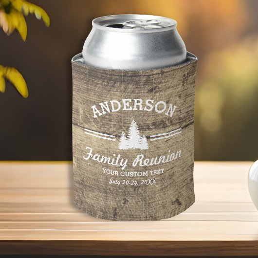 gezinshereniging of reis | Rustieke houtbomen Blikjeskoeler