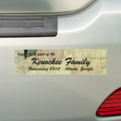 Gezinshereniging ontgrendelen bumpersticker (Op auto)