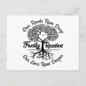 Gezinshereniging ontmoet weer onze liefde werkt di briefkaart (Voorkant)