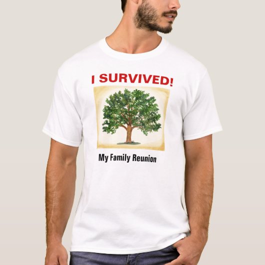Gezinshereniging - Overlevenden T-shirt (Voorkant)