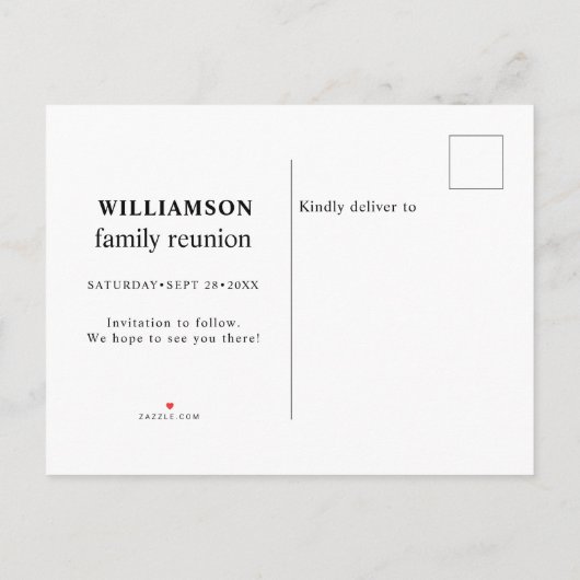 gezinshereniging - overzicht van gezinshereniging aankondigingskaart (Achterkant)