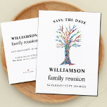 gezinshereniging - overzicht van gezinshereniging  aankondigingskaart<br><div class="desc">Deze eenvoudige en stijlvolle Family Reunion Save The Date is versierd met een kleurrijke mozaïek stamboom. Gemakkelijk aan te passen. Gebruik het ontwerpgereedschap om de tekstgrootte, -stijl of -kleur te wijzigen. Omdat we ons kunstwerk creëer, zult u dit exacte afbeelding van andere ontwerpers niet vinden. Origineel mozaïek © Michele Davies....</div>