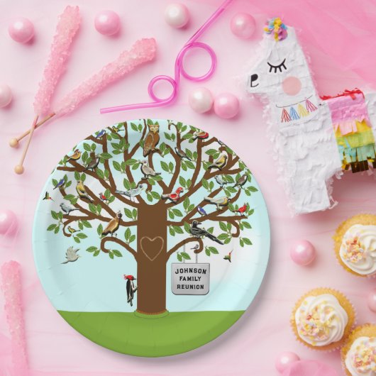 Gezinshereniging Papieren Bordje (Feest)