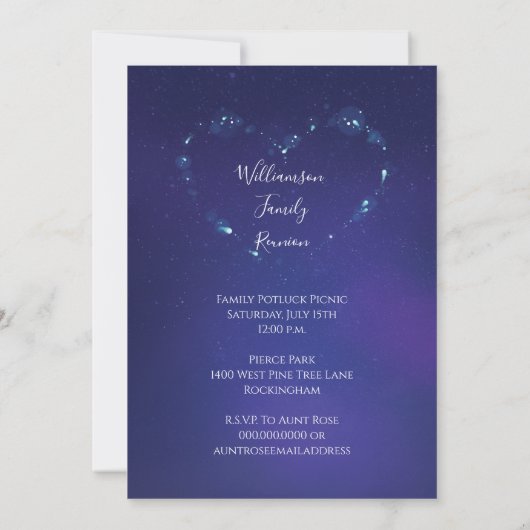 Gezinshereniging Picnic Barbecue Share The Memorie Kaart (Achterkant)