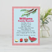  gezinshereniging Picnic Kaart (Staand voorkant)